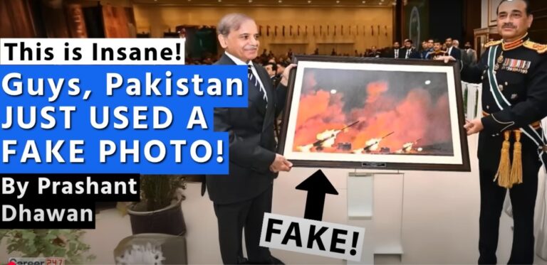 Pakistan PM Gifts Fake Photo to Army Chief