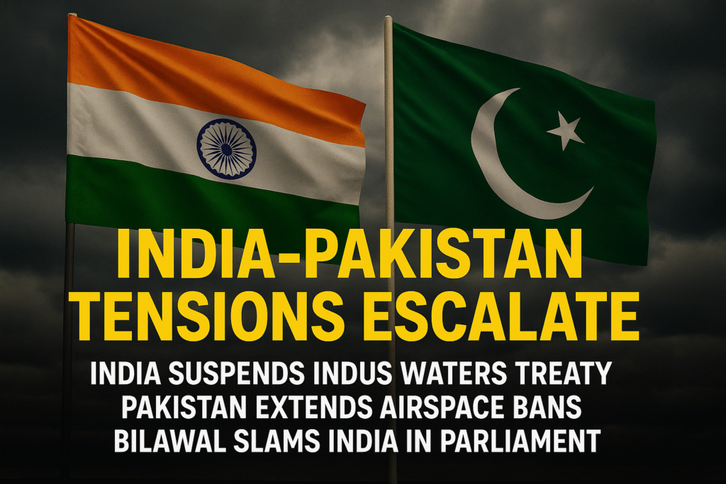 India‑Pakistan Crisis Deepens Water, Airspace & Diplomacy