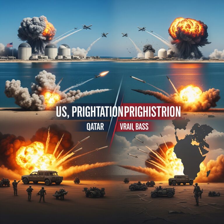 Iran fires missiles at US bases in Qatar & Iraq