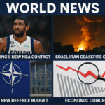Kyrie Irving's new NBA contract, the collapse of the Israel-Iran ceasefire